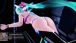 mmd r18 Miku Dirty Bomb sex dance fuck hard dildo ntr want to gangbang cum swallow milf 3d hentai