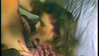 Horny stud getting a bj after licking blonde slut pussy