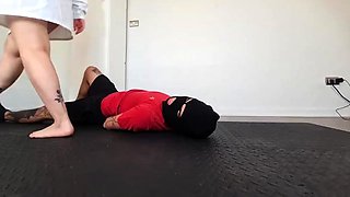 Fetish Machine Femme - Karateka Egyal Wrestling vs Bad Boys