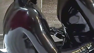 Double Dildo Fun, Part 2 - Alex Latex