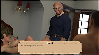 Short Ntr Stories - Strange Tradition - Gameplay -part 2 - Cheating Wife Enjoys Kissing in Front of Her Husband