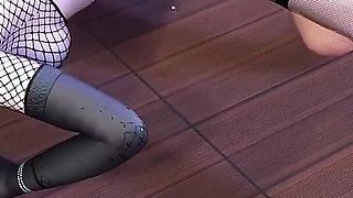 The Goddess Model From Cyberspace - 3D Animation Hentai