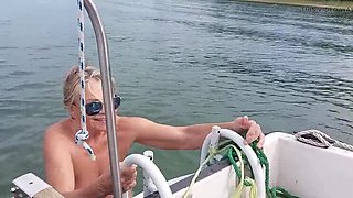 Sexy Mature Granny Gets Naked For A Lake Dip