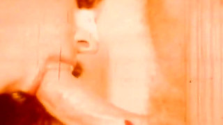 Sepia Vintage Anal Loop with Close-up Retro Backdoor Worship