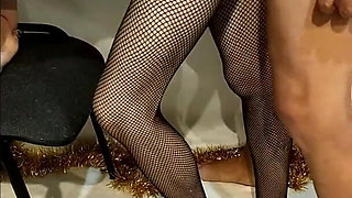 Fuck Girl Dressed in Sexy Body Mesh