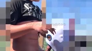 Kendoll Risky Blowjob In Public