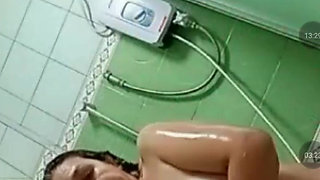 Only watching her for taking a bath