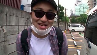Great close up in japanese teen blowjob pov