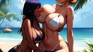 Big natural tits, time, cartoon fantasy