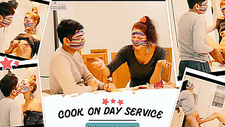 Lonely Housewife Calls Househelp to Cook and Fuck in Kitchen 1