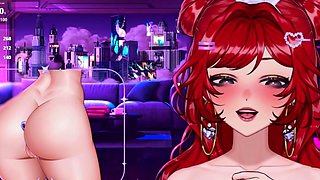 Hentai Vtuber   Giggly Anime Girl LOVES Sucking Your Cock
