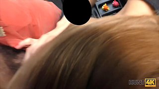 Rich A Pays Huge Cash to Pound Chicks Bald Twat in Car