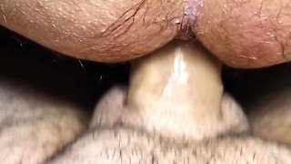 Cum Leaking From The Bitchs Ass!
