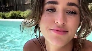 Natalie Roush PPV Nude Tease By The Pool Onlyfans Video