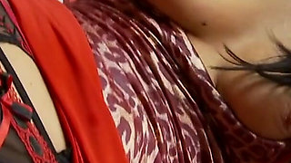 Hot brunette gets facial after hardcore fuck on the sofa