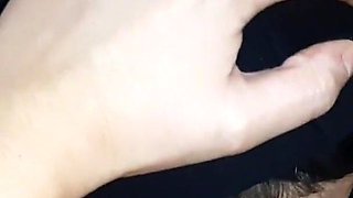 I Held Her Face with My Knees and Cum in Her Mouth