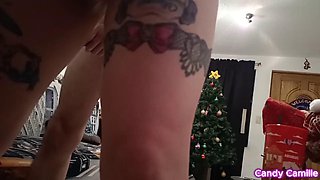 Wife Shared by Husband for Friends Double Penetration, Swallows Condom Cum and Takes Double Facial