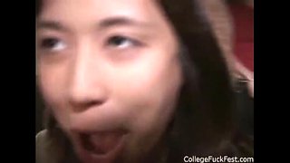 Teen Performs Oral for Audience