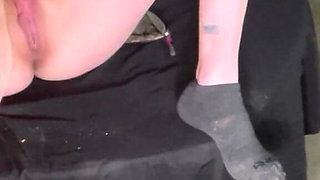 Pissing in Cold Garage