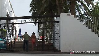 Brunette Milka Manson Gets Wild Sex on Beach, Boat, and Couch