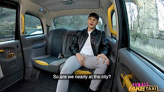 European Redhead Passion with Bruno Baxter in Taxi Heat
