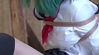 Xr65-a Girl in a School Uniform Had Her Feet Tickled.