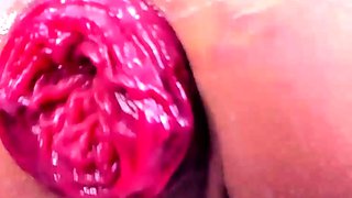 MILF blonde likes big toys