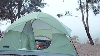 Unusual Lesbo Camping With School Damsels - Aiden Ashley, Abigail Mac
