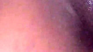 Hot Ebony Babe Front View Dick Rubbing Her Pussy Slow Motion