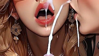 Deepthroat Blowjob with Intense Facial Cumshot