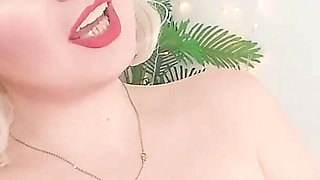 Female domination JOI video: Arya Grander -blonde sexy Domme dirty talk