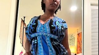Hot Black Maid Does Some Webcam Black and Ebony