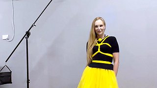 Sockjob by a Beautiful Blonde Foot Fetish ne