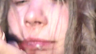 The Wild Maid Fina Is Kept in a Cage and Slimes Out of Her Mouth as She Greedily Eats Food From the Countess's Hand