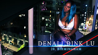 Ebony 18 Year Old Sucks Anonymous Cock In Her Lingerie