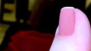 Flexible foot fetish masturbating with feet and hands