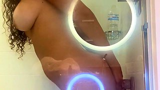 Blonde tight pussy babe solo toy fun in glamour masturbation