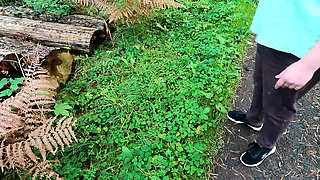 Bare Naked Tits Punished on Hiking Way