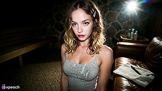 Caramel Ombre Girl Gets Fucked Hard in Sauna