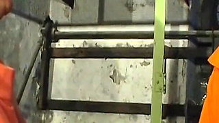 Factory Fisting Frenzy - Mature Blonde Stretched Wide Open