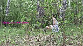 Flashing My Pussy in the Woods