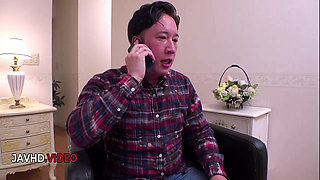 Sultry Asian Wife in Kimono Tempts with Blowjob Then Gets Fucked Hard