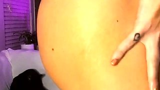 Big Boobed Blonde Masturbates With A Dildo In The Bathroom