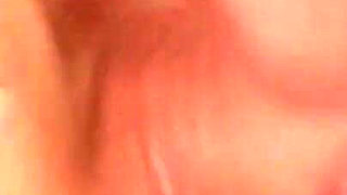 He Eagerly Licks Her Big Tits