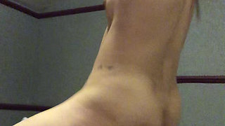 I take my coworker's cheating wife to the motel to fuck me and she gets doggy on the bed in heels