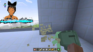 Minecraft Bedrock Girl Mobs - Lets play some Minecraft with some hot girls