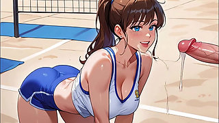 Volleyball Girls Beach Sex Party