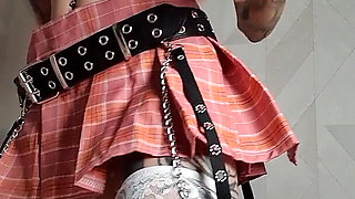 Sweet Slut in Stockings and Small Thongs