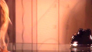 Blonde Stepsister In Fishnet Stockings Gets Cum In Her Mouth With Holly Wellin And Derrick Pierce