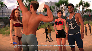 Dominos Beach 17: Emily & John's Beach Mouth-to-mouth Practice